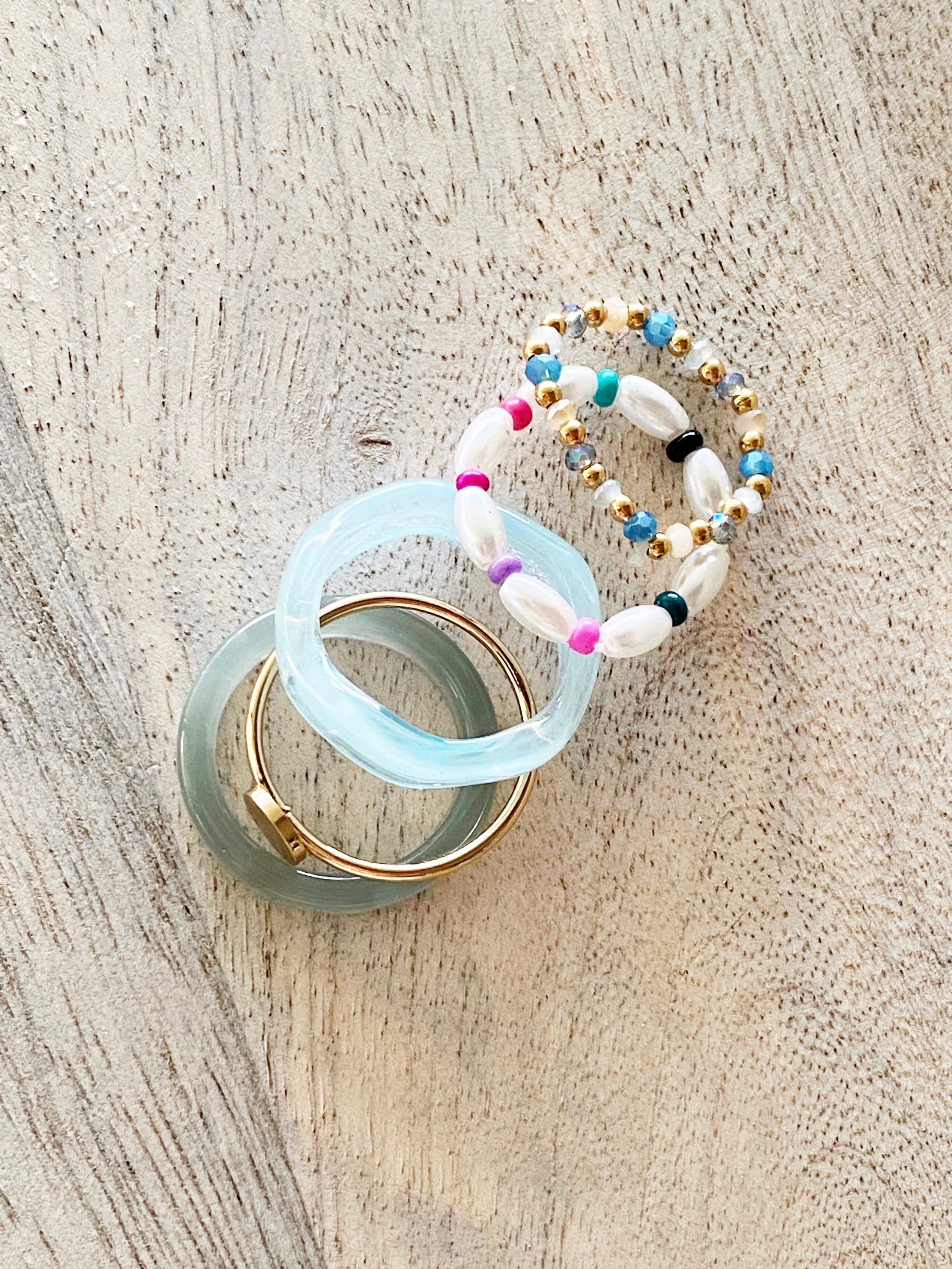 Blues Stack Of Rings