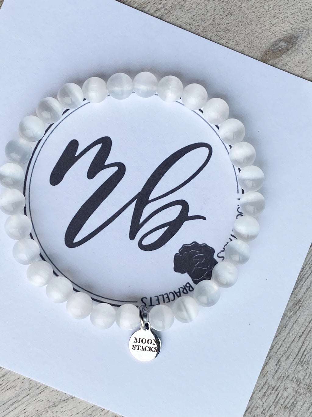 Luna Selenite Bracelet