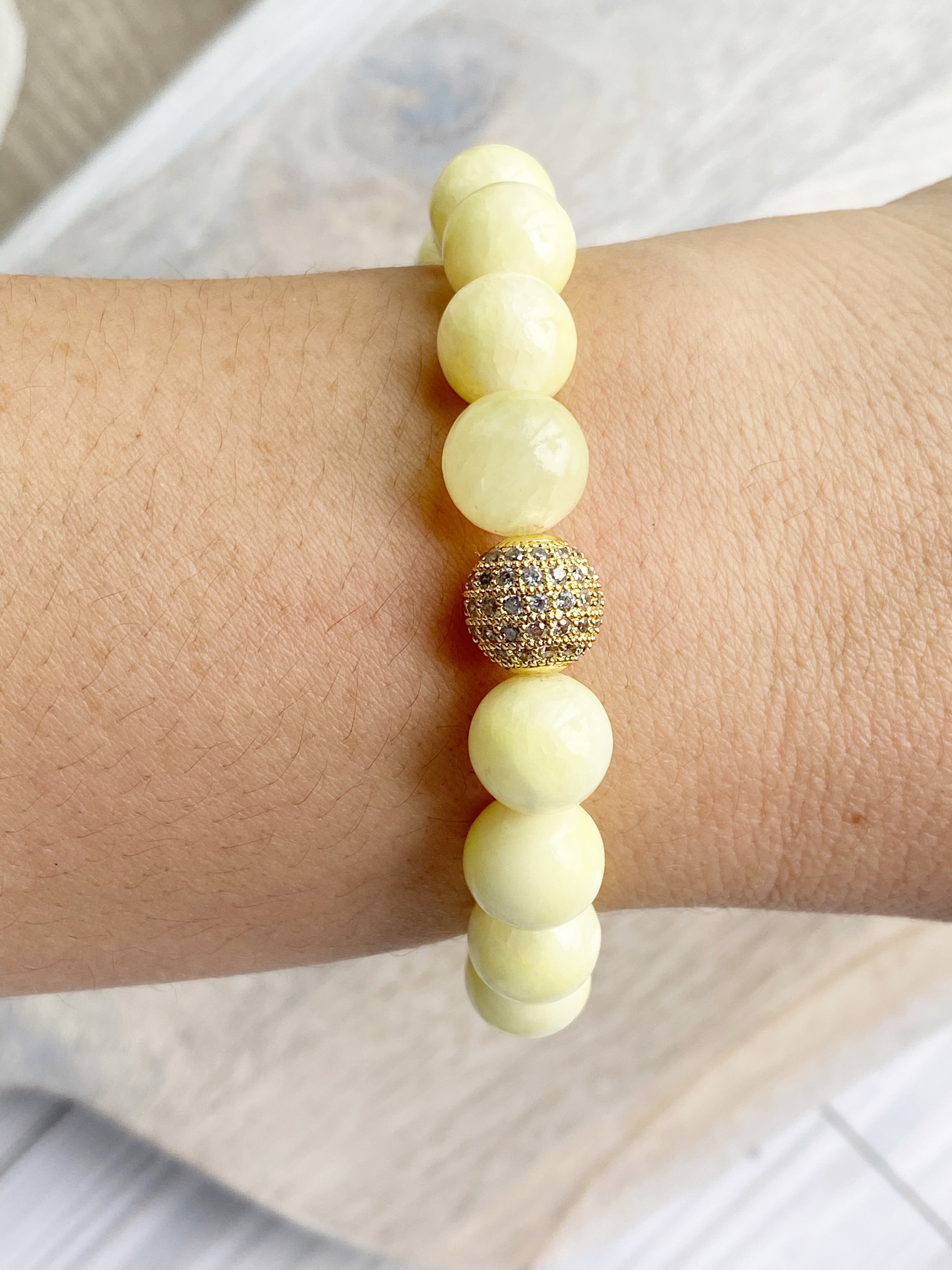Pale Yellow Quartz Southern Belle Bracelet