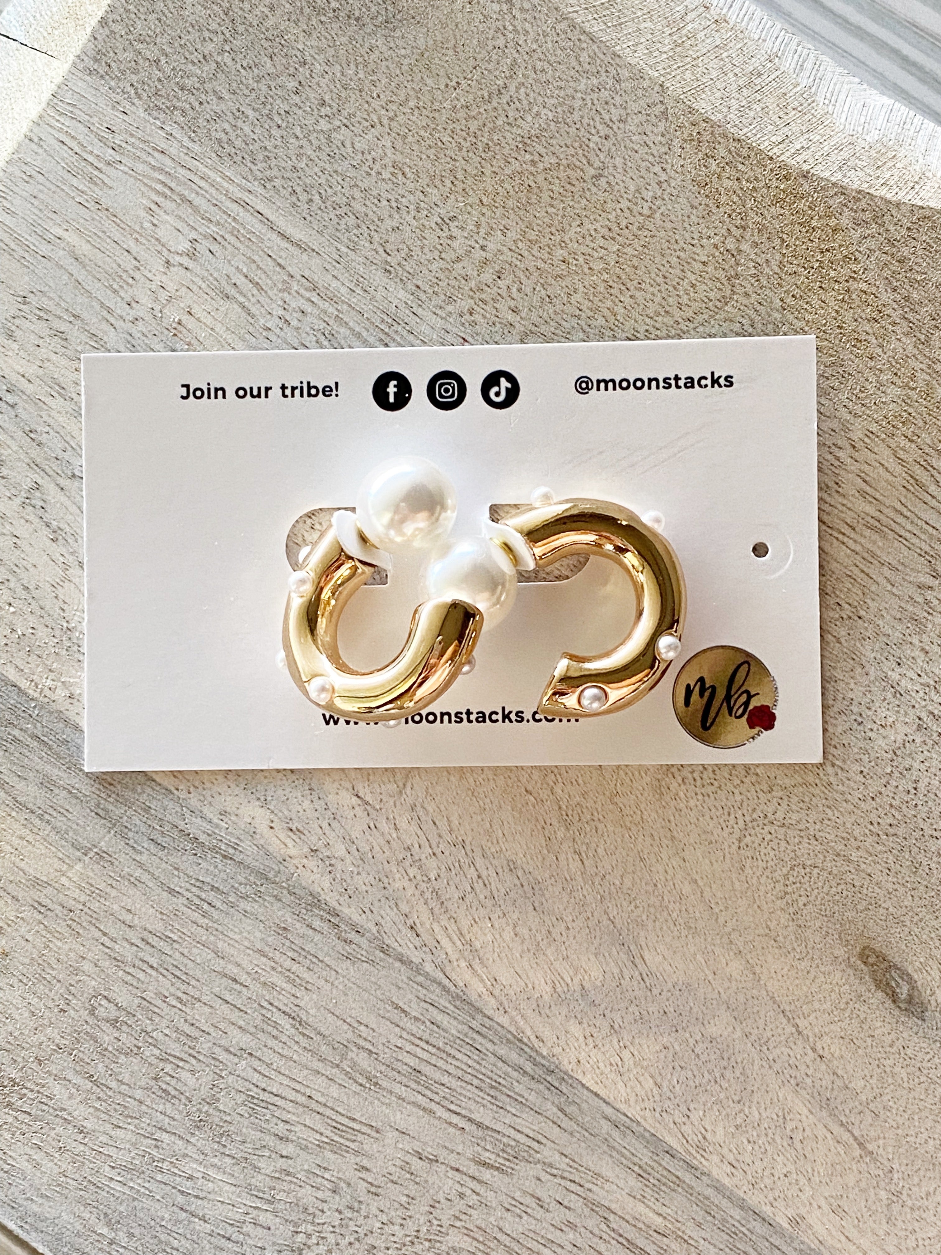 Averly Earrings-Gold Tone