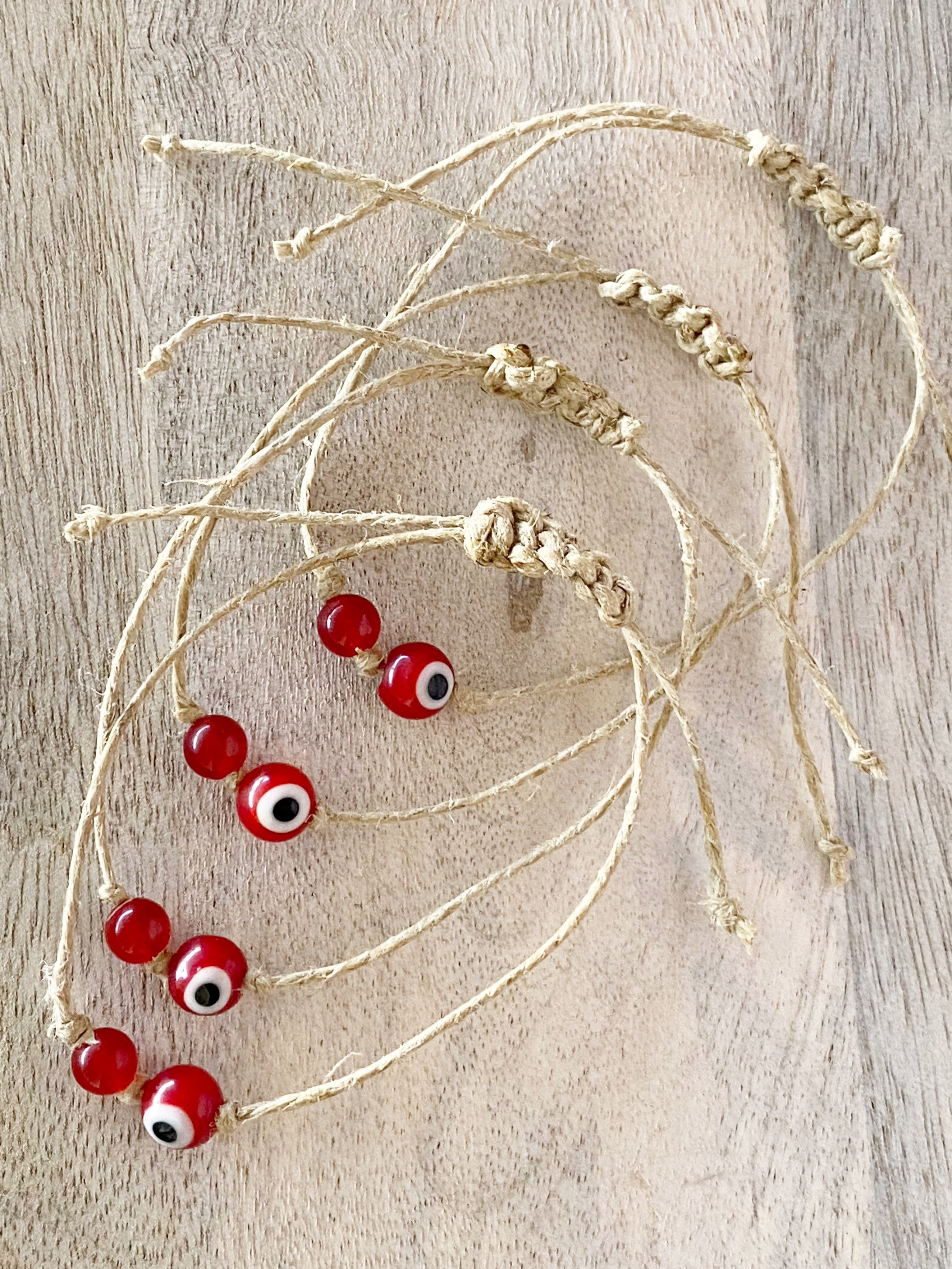 Willow Minimalist String Bracelet-Red