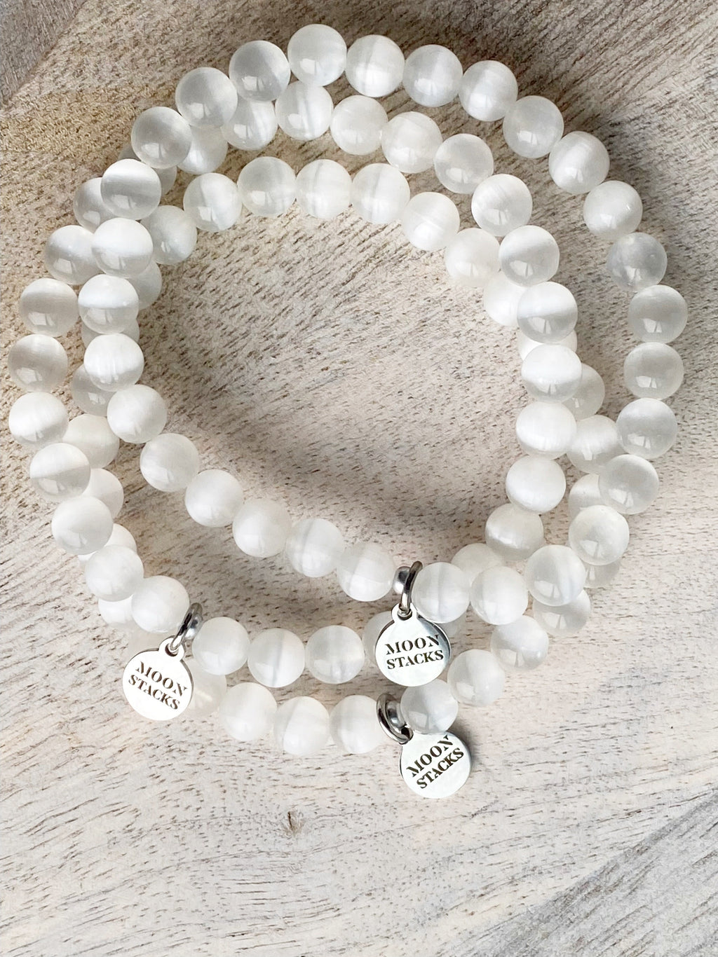 Luna Selenite Bracelet