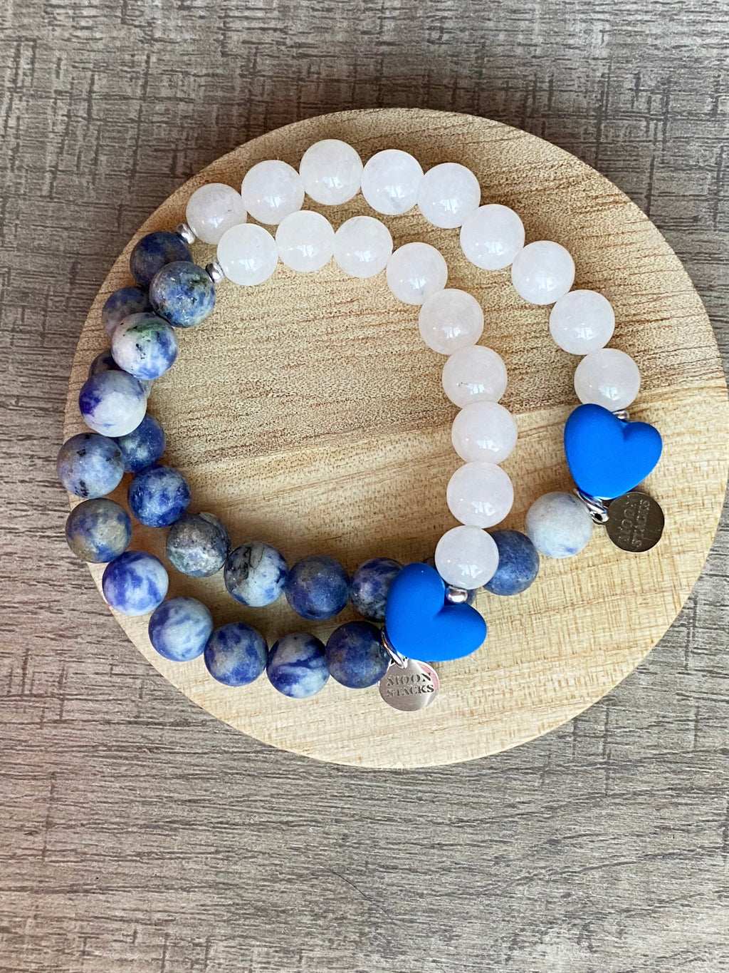 Ryland Clear Quartz And Sodalite Bracelet