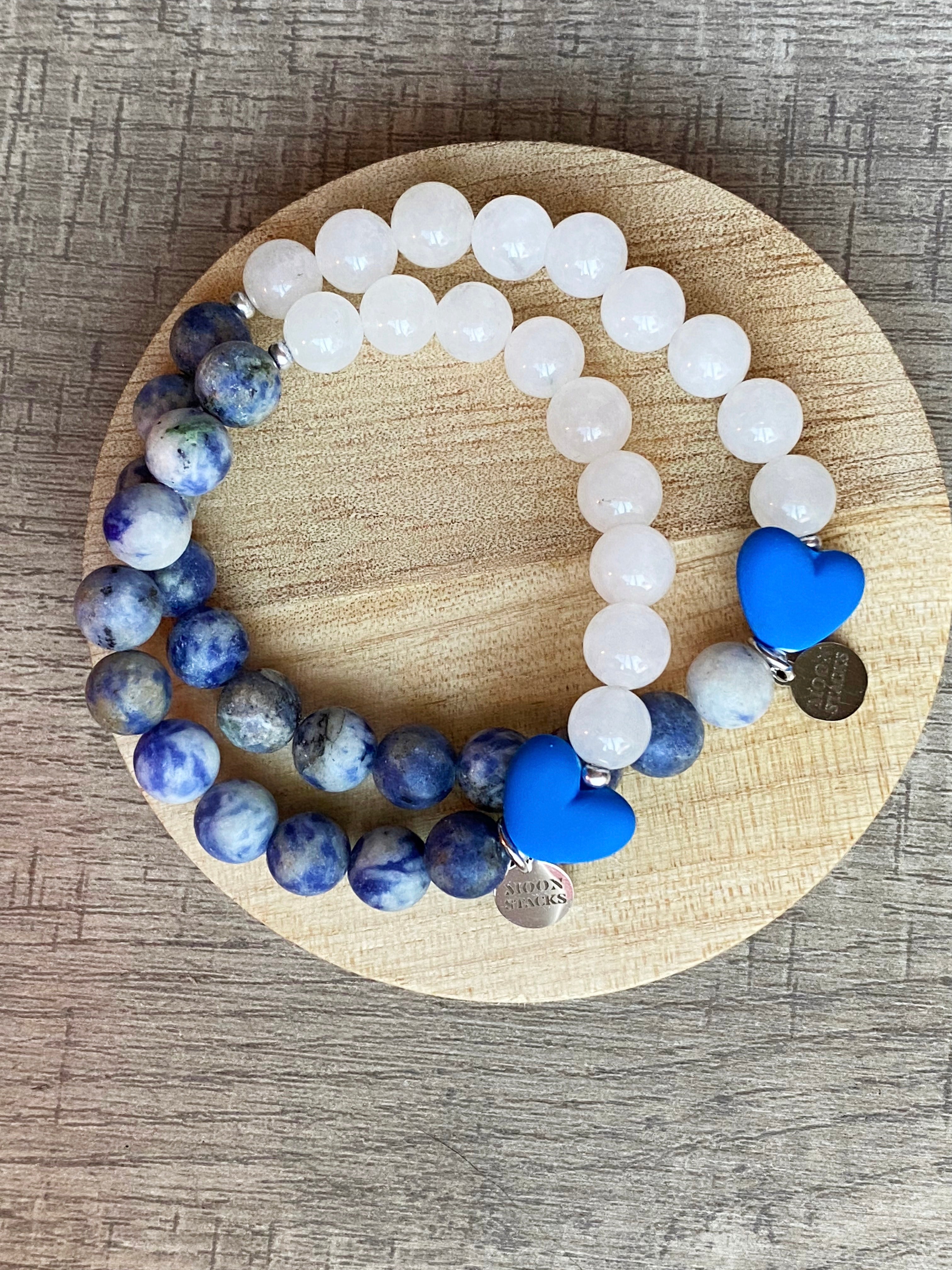Ryland Clear Quartz And Sodalite Bracelet