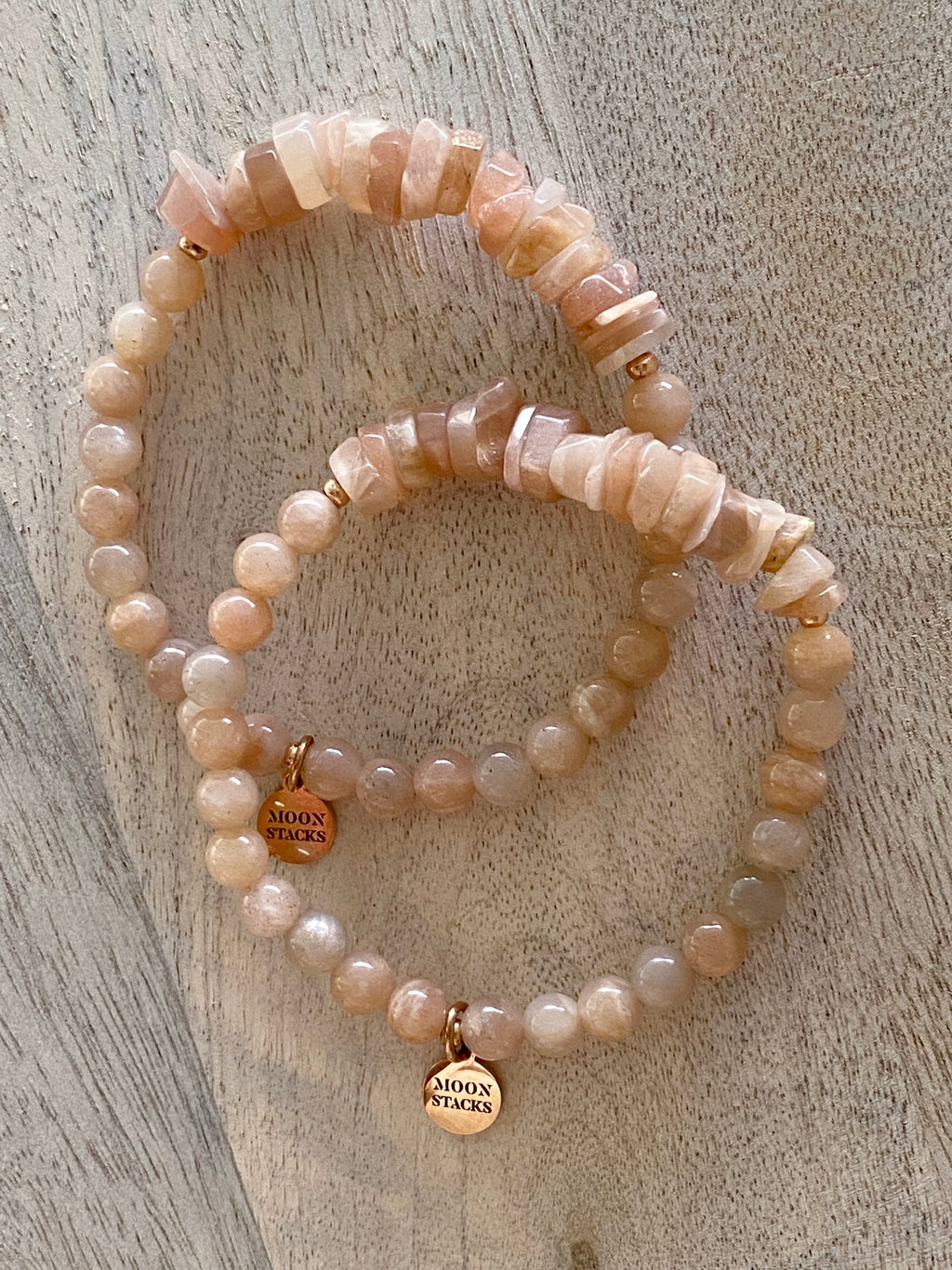 Sunstone Single Beaded Bracelet