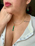 Malachite Moon Necklace