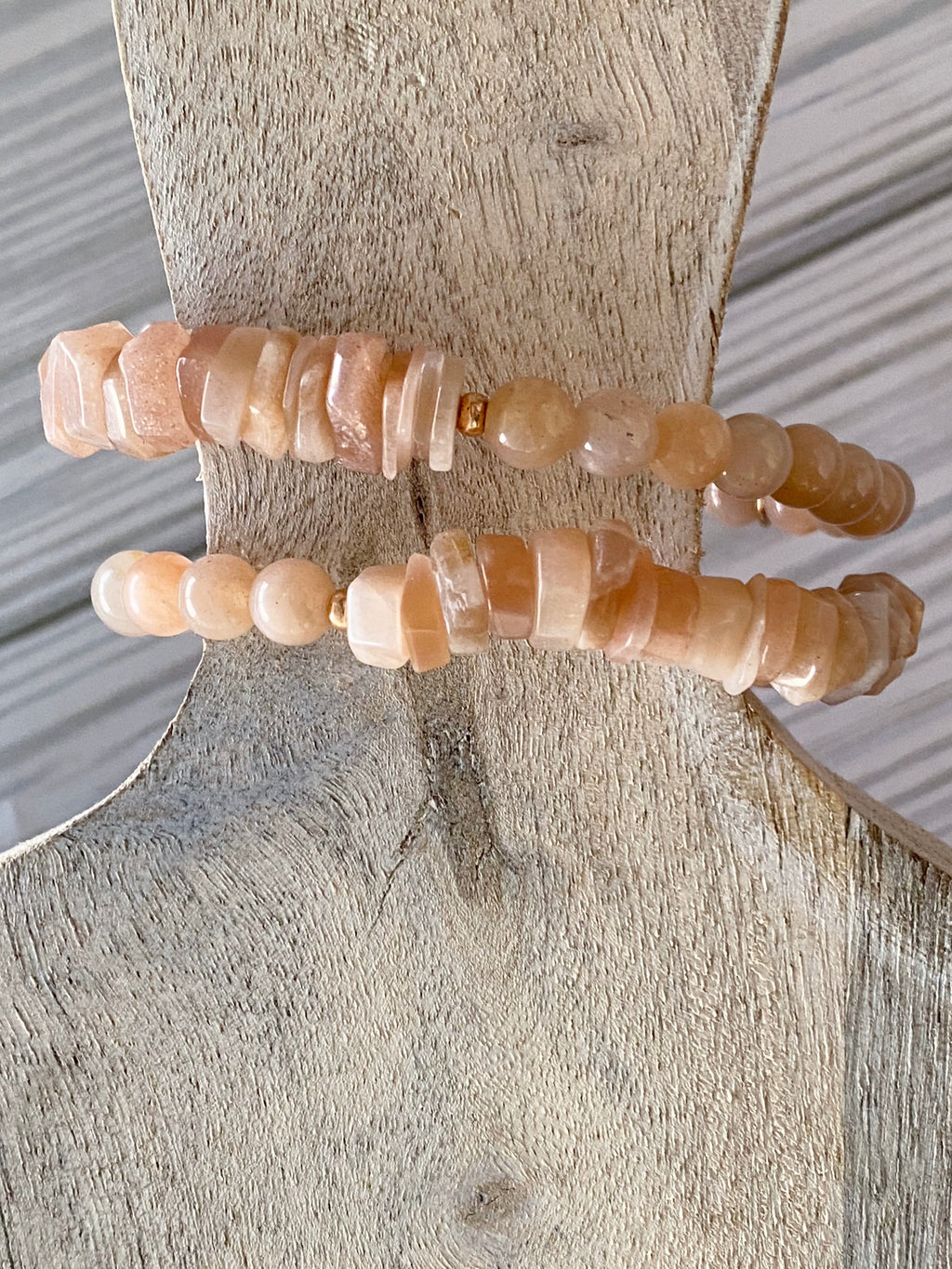 Sunstone Single Beaded Bracelet
