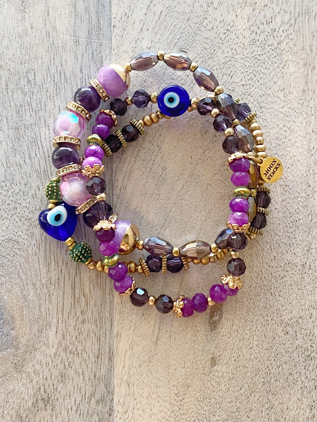 Protection Evil Eye Bracelet Stack