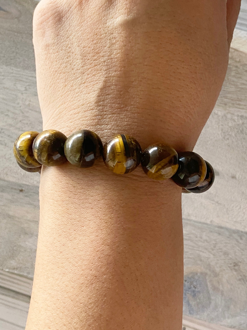Tiger Eye Chunky Bead Bracelet