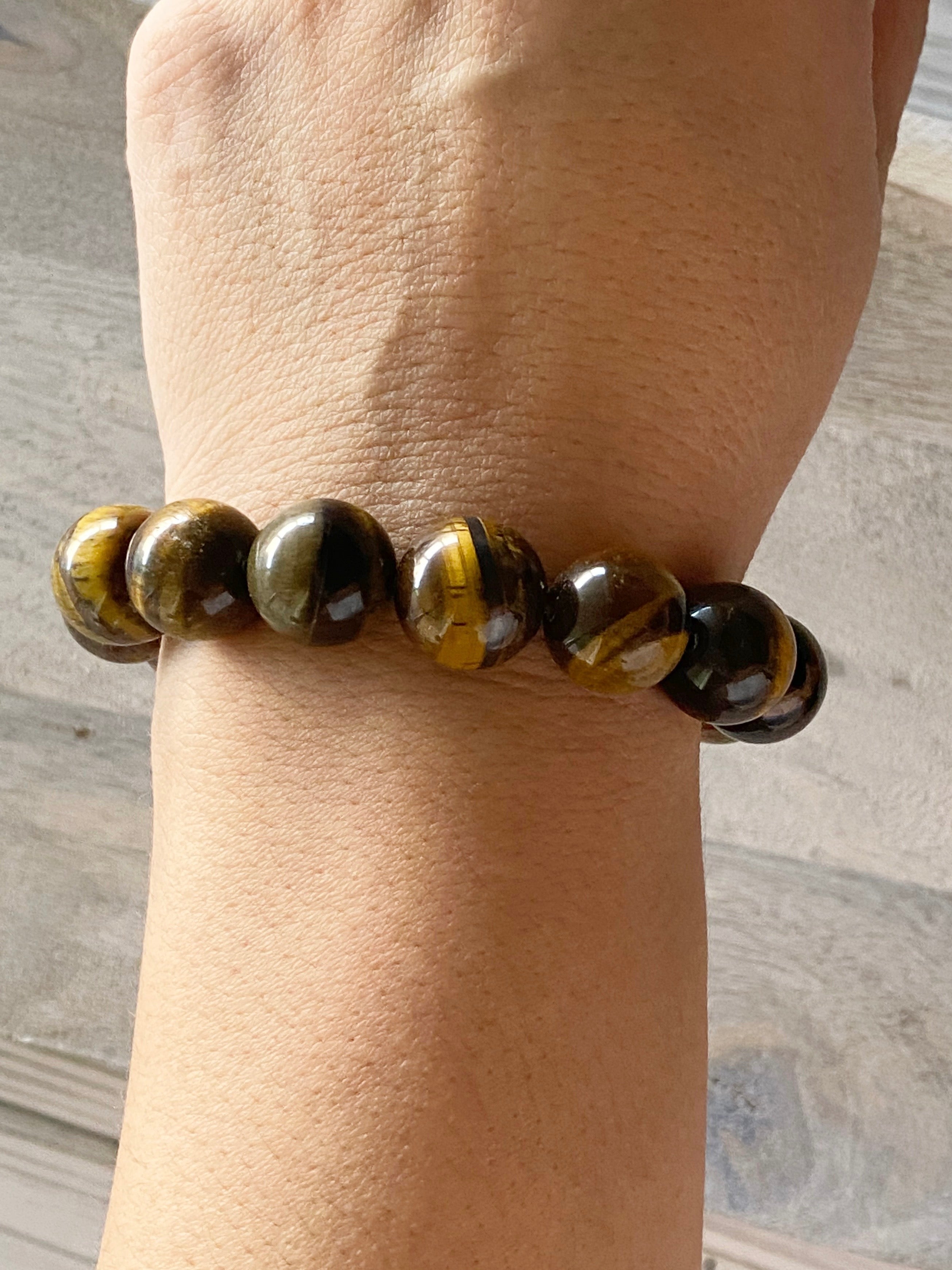 Tiger Eye Chunky Bead Bracelet