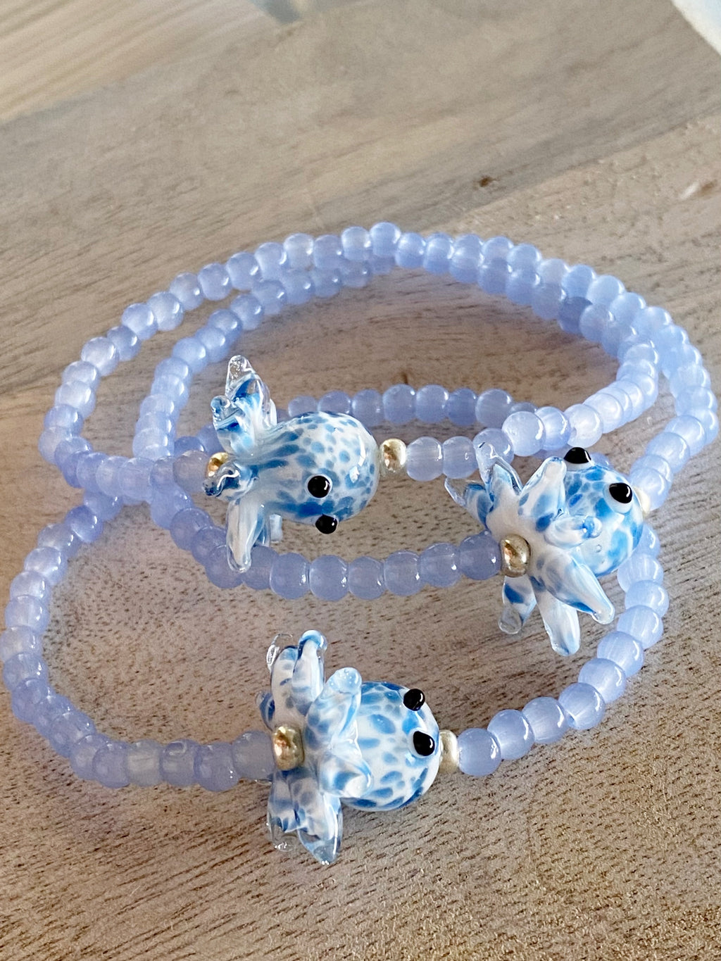 Octopus Single Beaded Bracelet