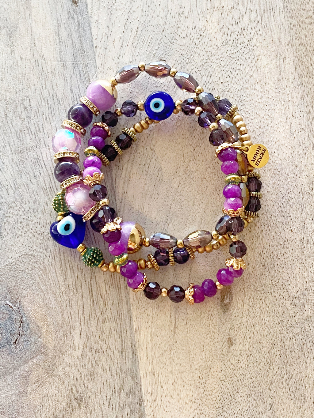 Protection Evil Eye Bracelet Stack