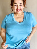 Jess V-neck Basic Top