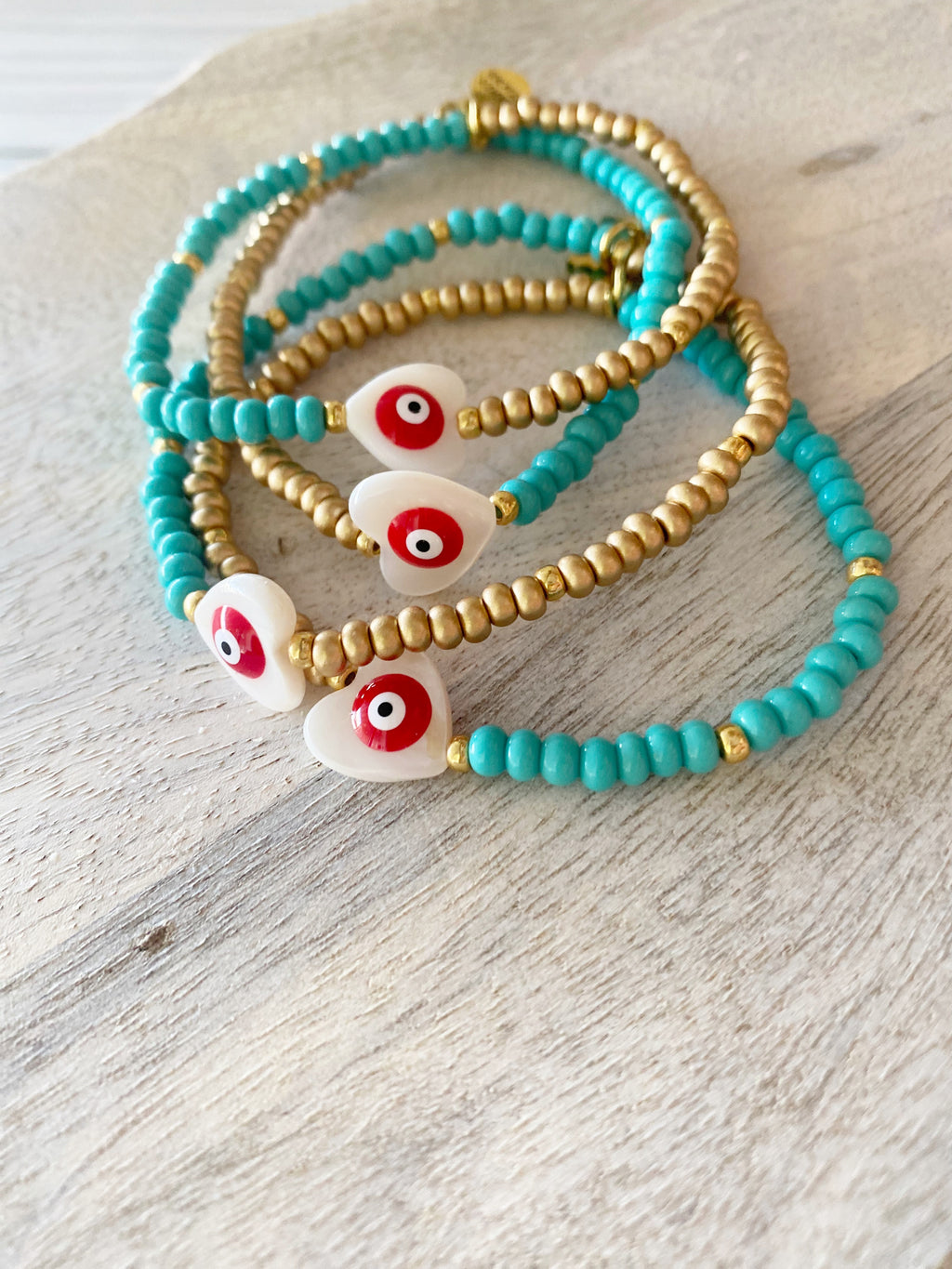 Dainty Evil Eye Protection Bracelet
