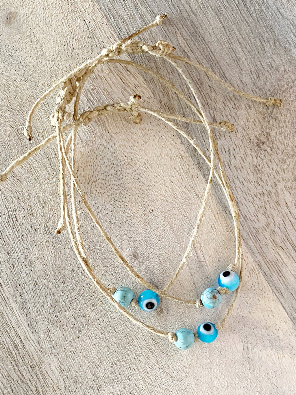 Willow Minimalist String Bracelet-Blue