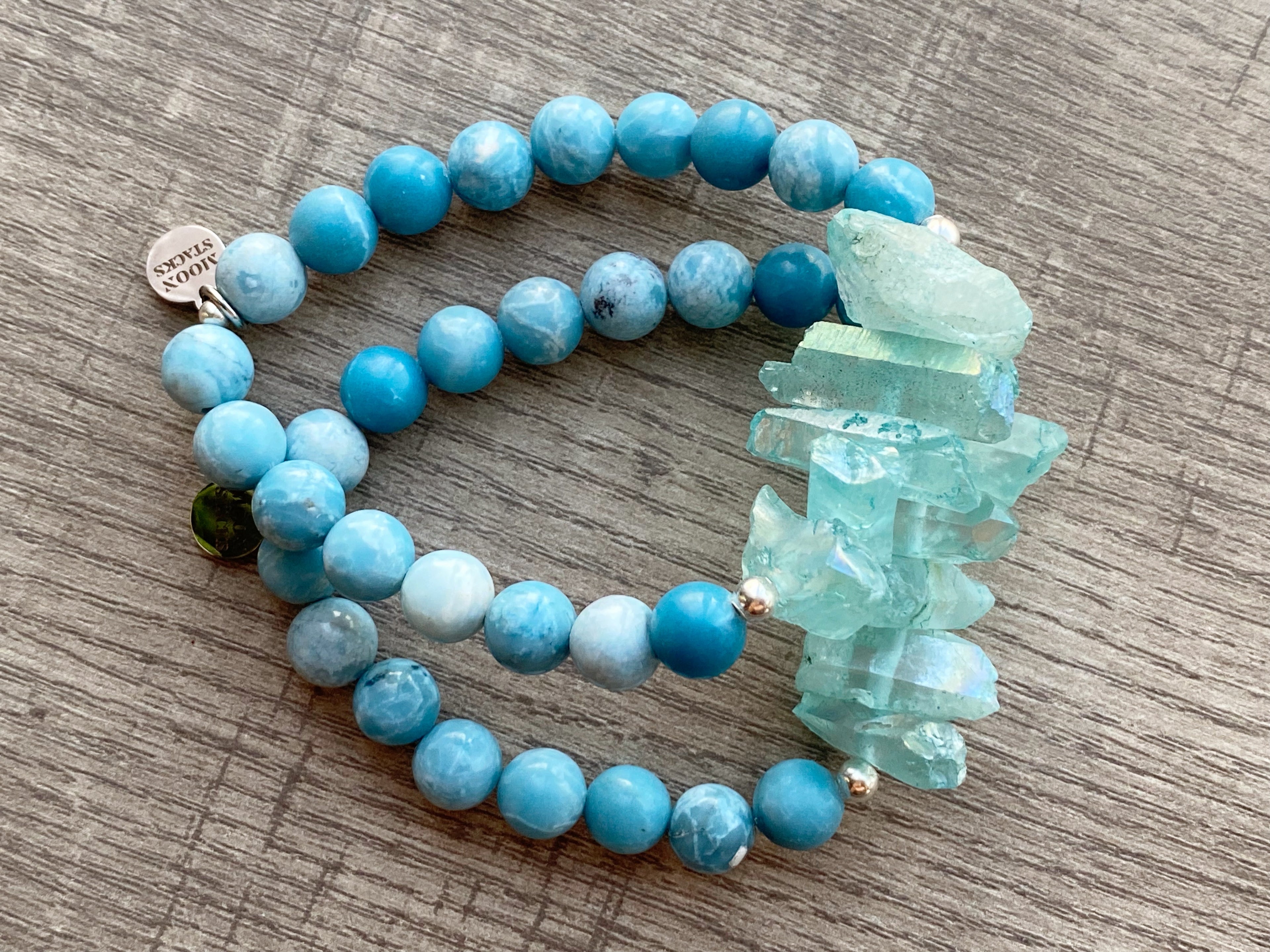 Larimar Beaded Bracelet