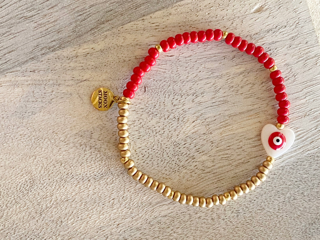 Dainty Evil Eye Protection Bracelet