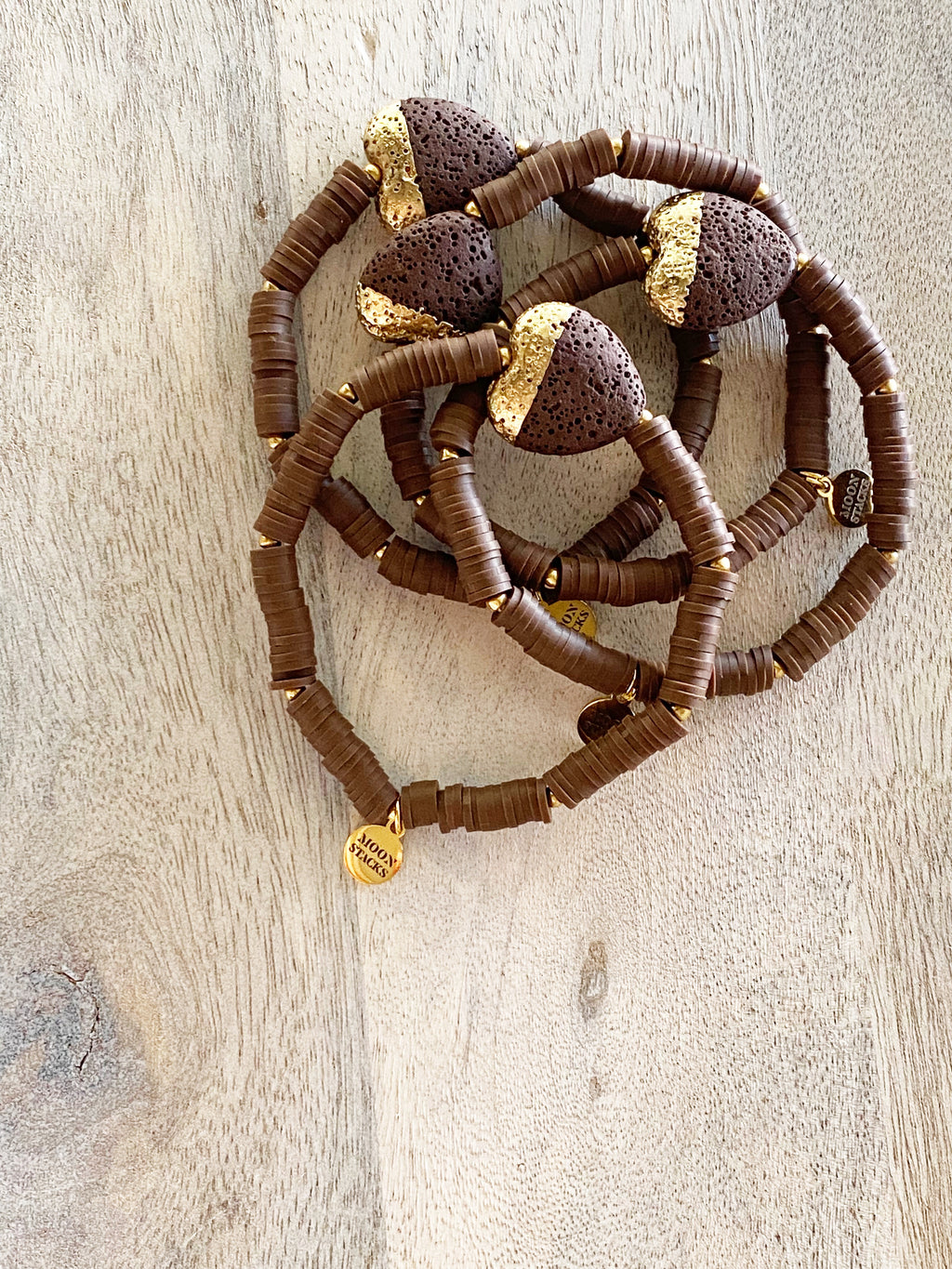 Heart Of Gold Single Beaded Bracelet