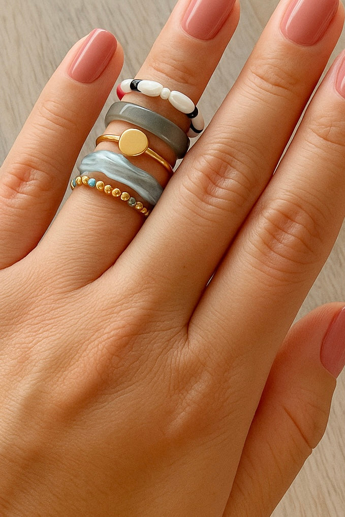 Blues Stack Of Rings