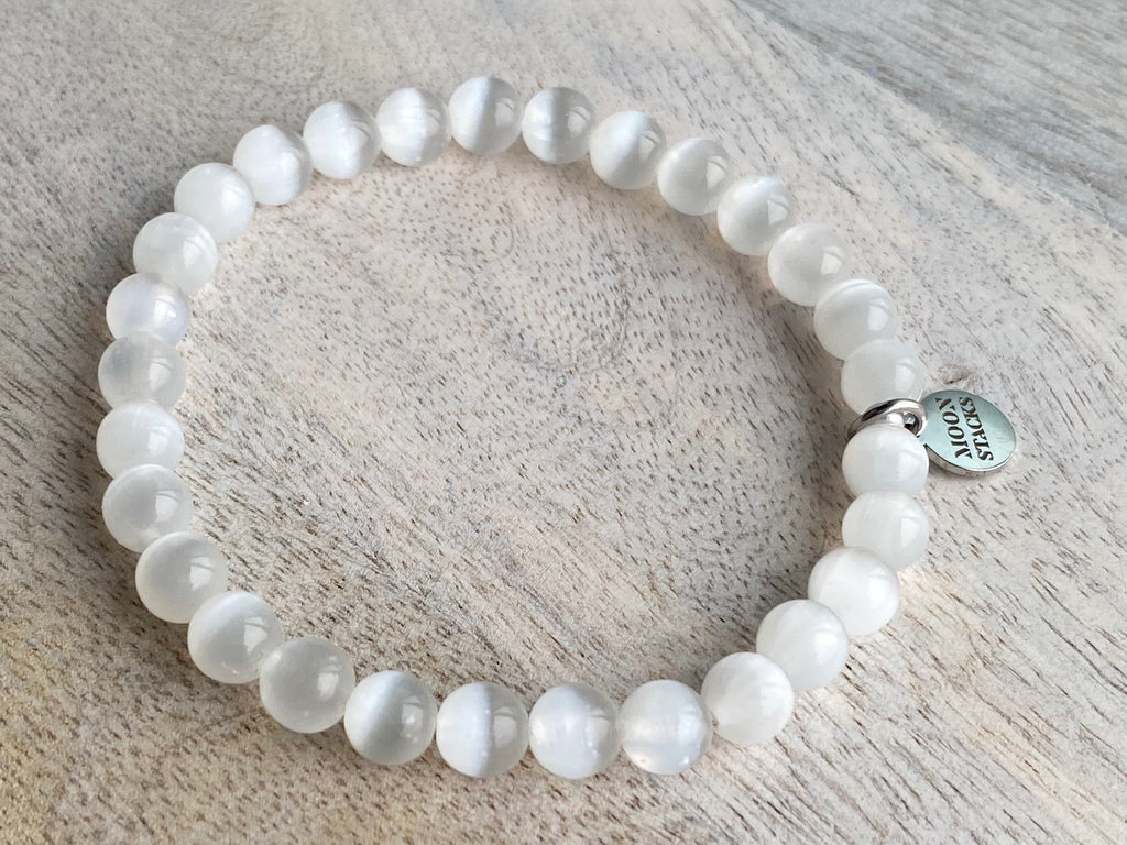 Luna Selenite Bracelet