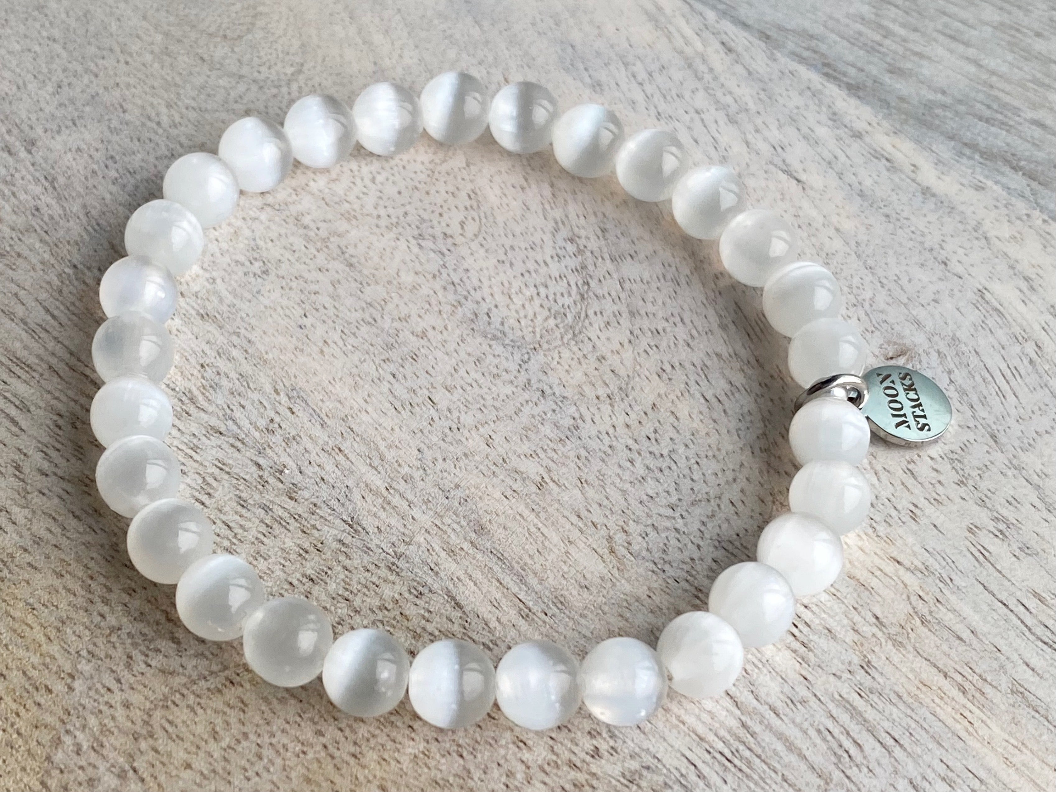 Luna Selenite Bracelet