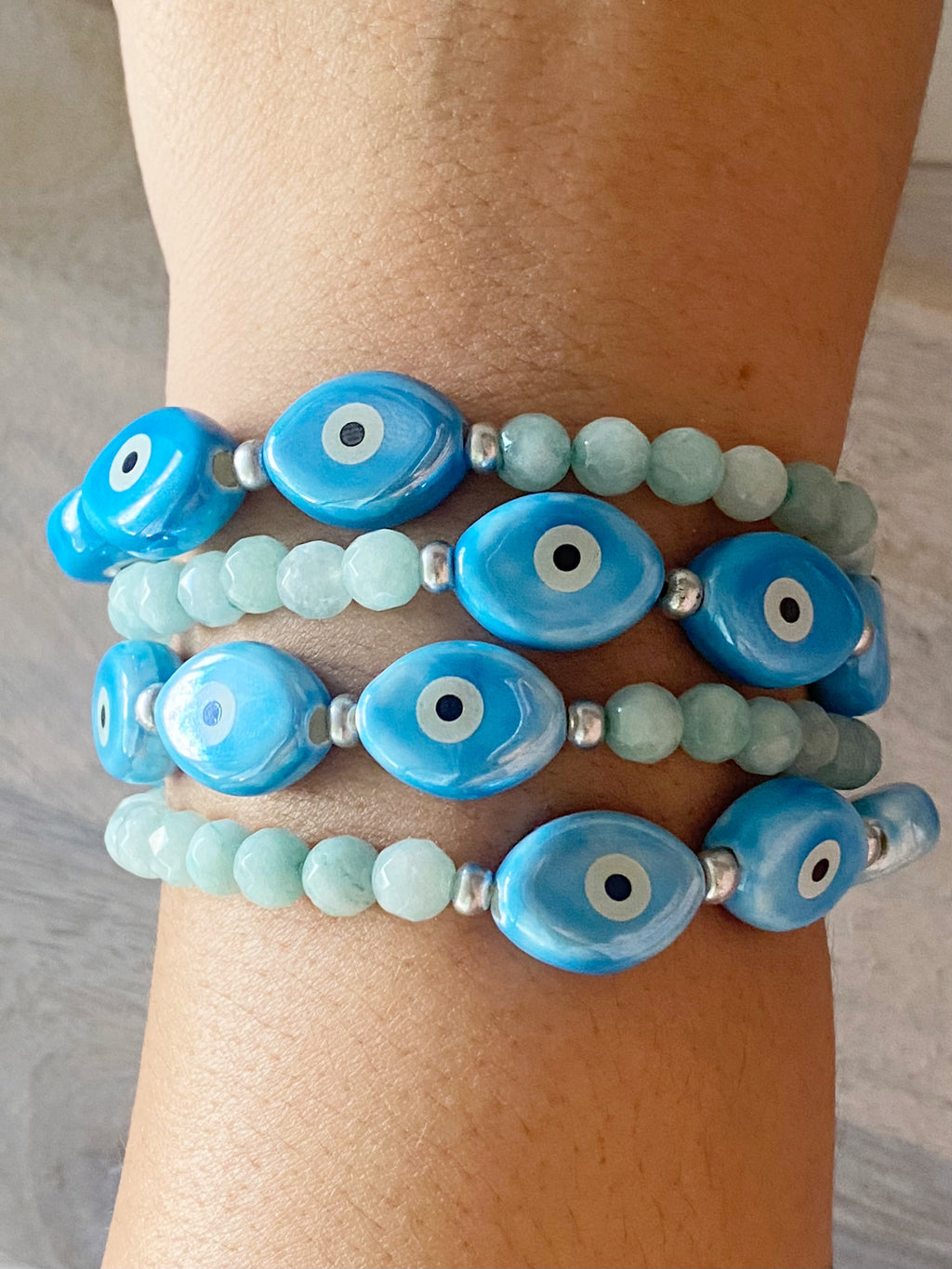 Anika Evil Eye Single Bracelet