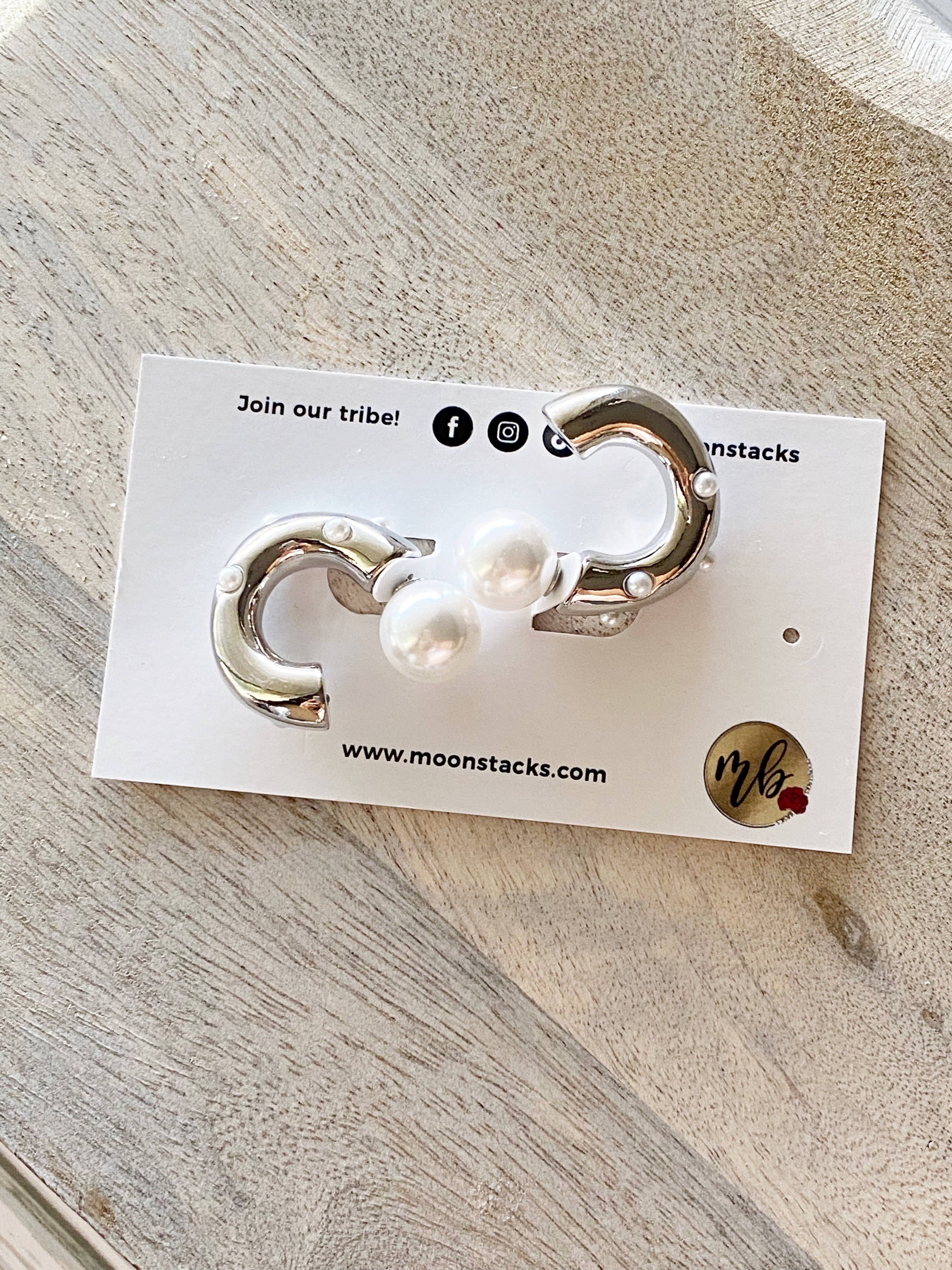 Averly Earrings-Silver Tone