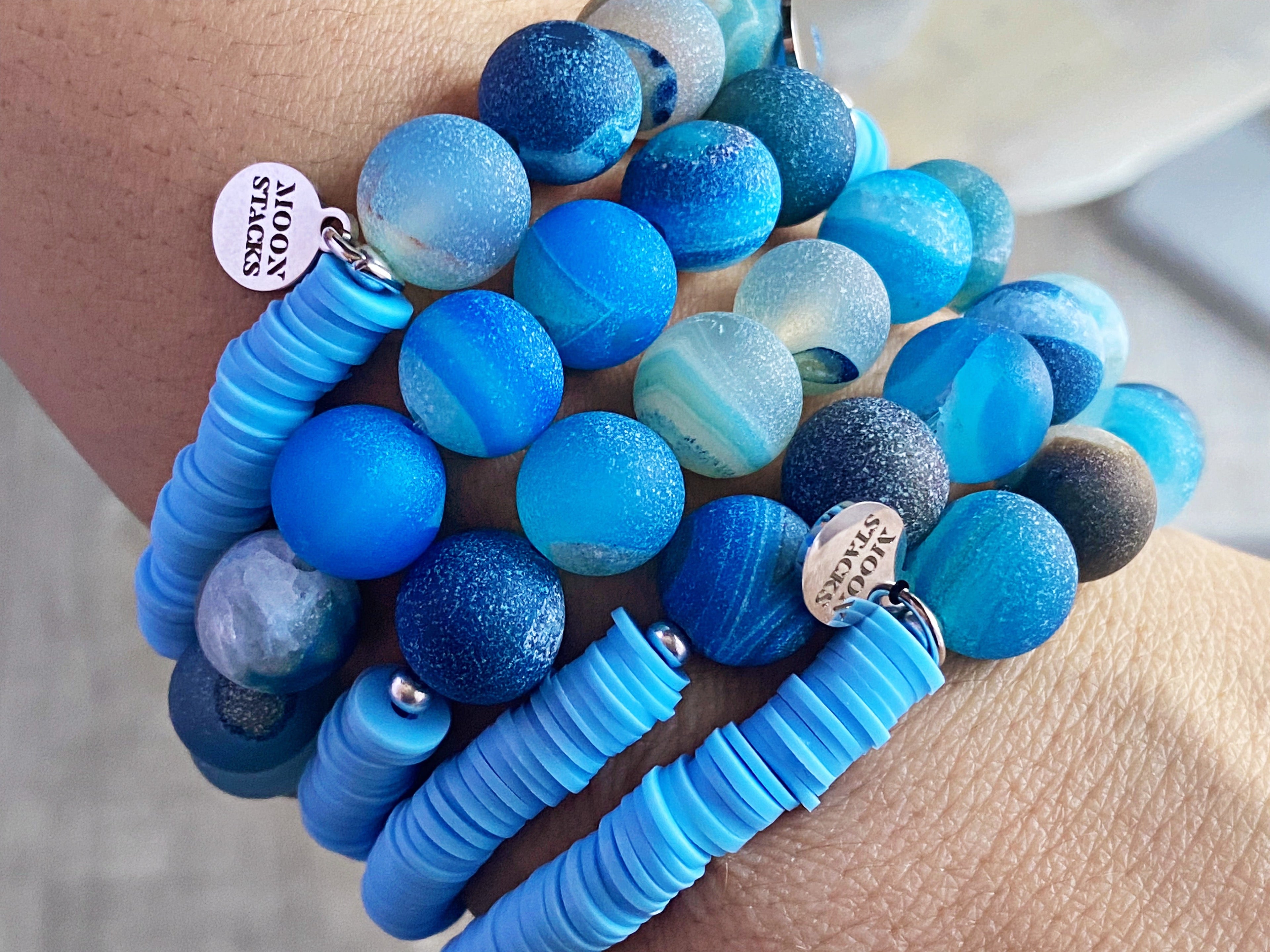May Skies Single Beaded Bracelet