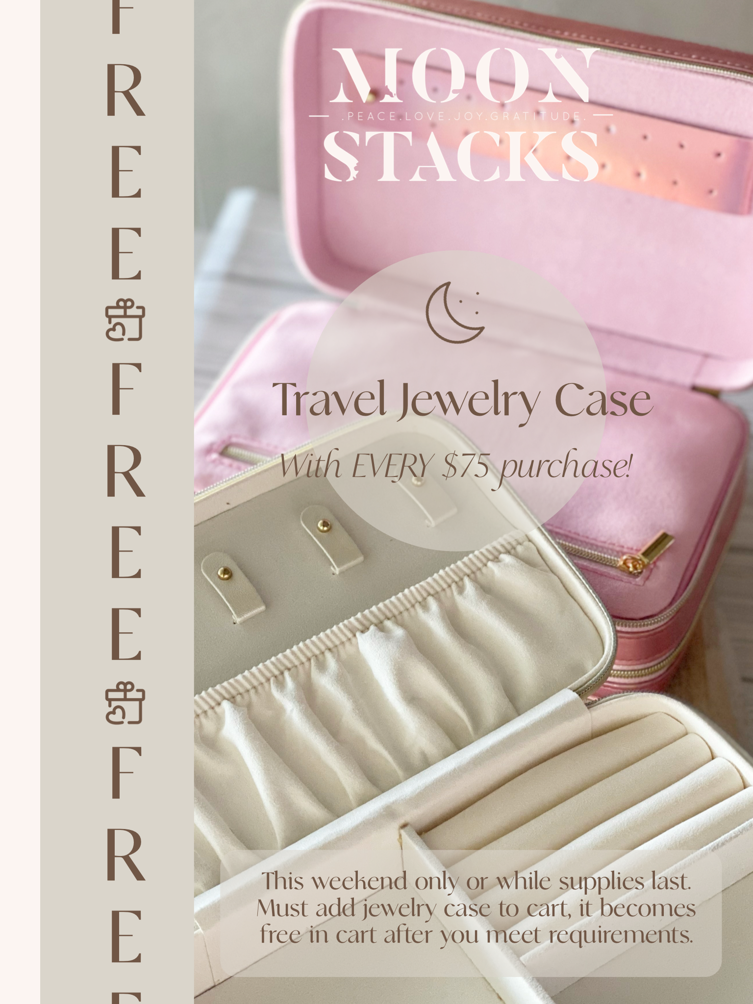 Moonstacks Travel Jewelry Box