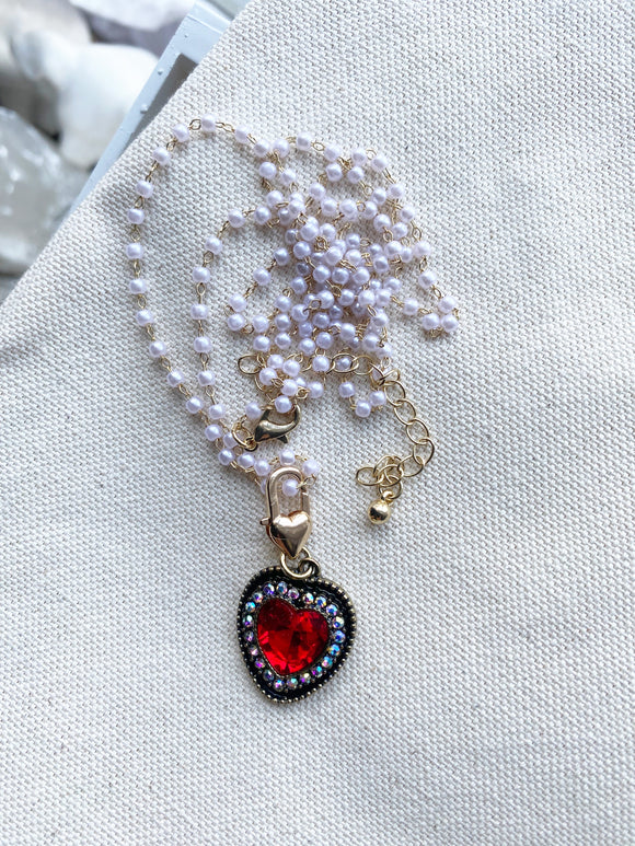Te Quiero Heart Necklace