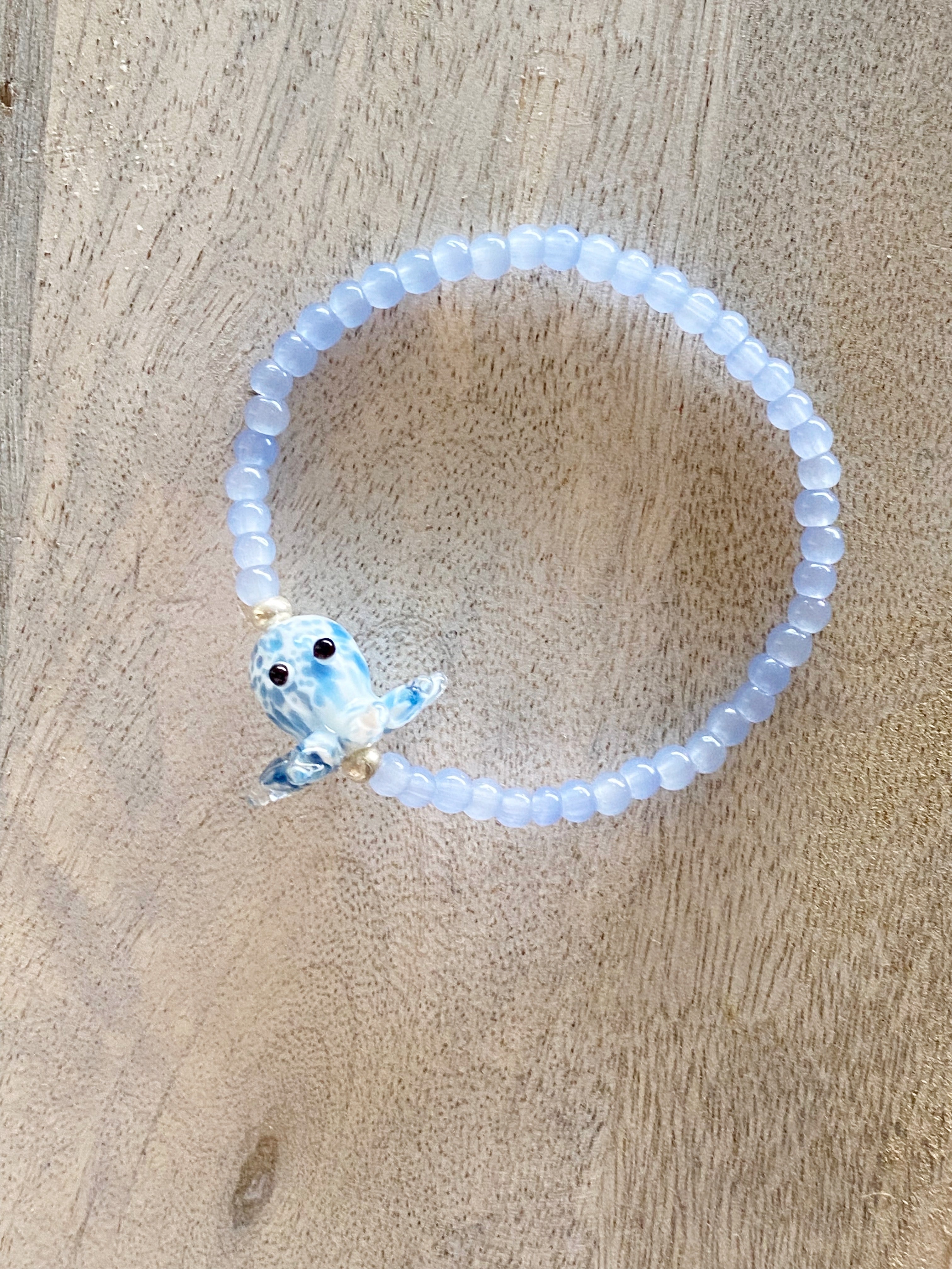Octopus Single Beaded Bracelet