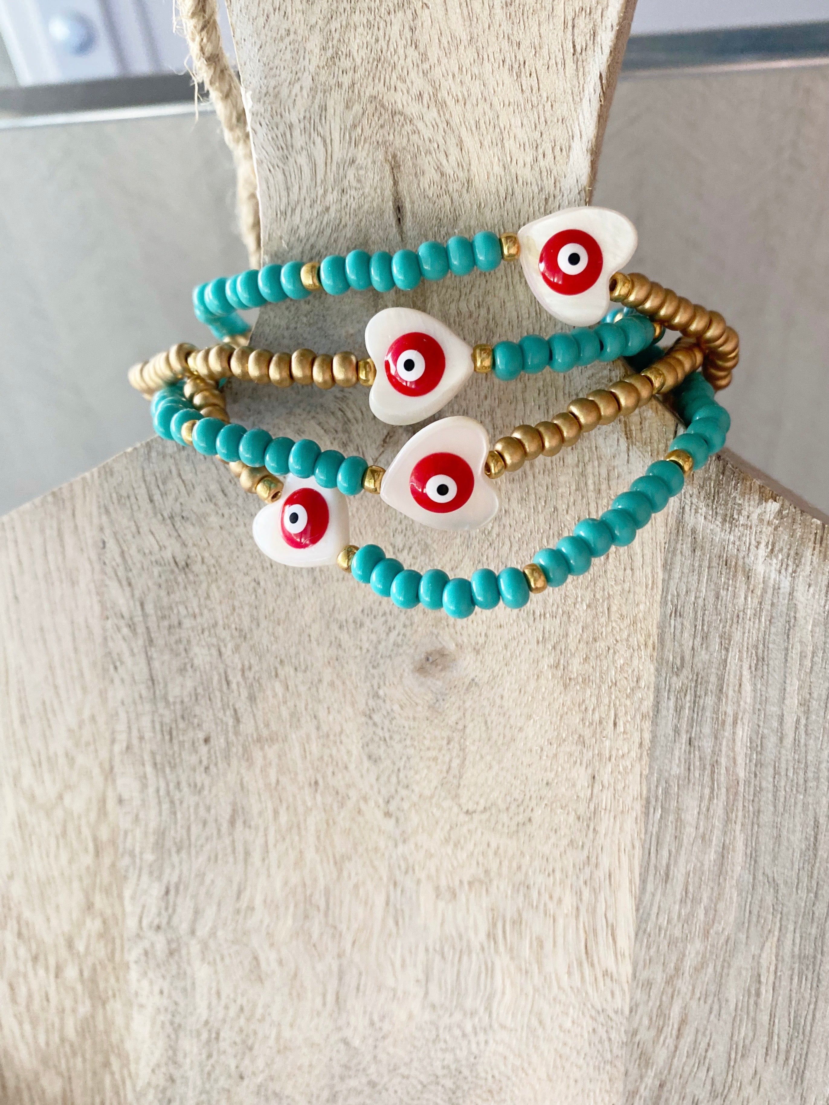 Dainty Evil Eye Protection Bracelet