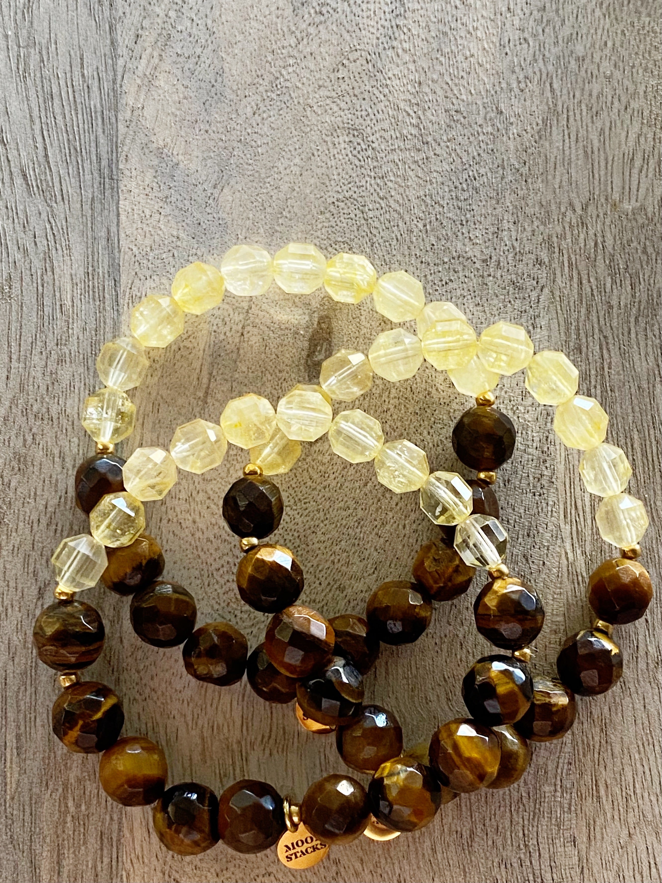 Whiskey Sunset Single Beaded Bracelet