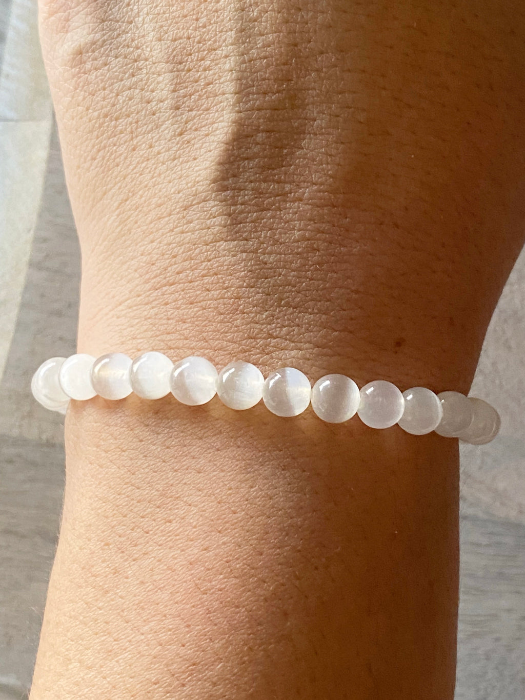 Luna Selenite Bracelet