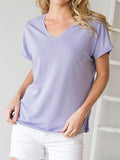 Jess V-neck Basic Top