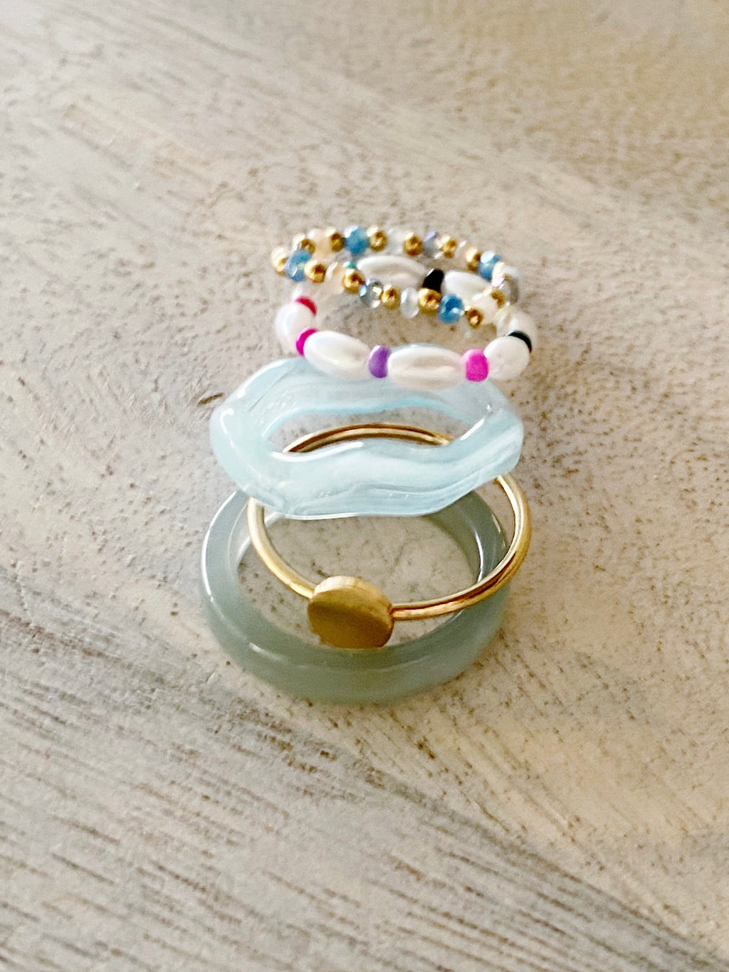 Blues Stack Of Rings