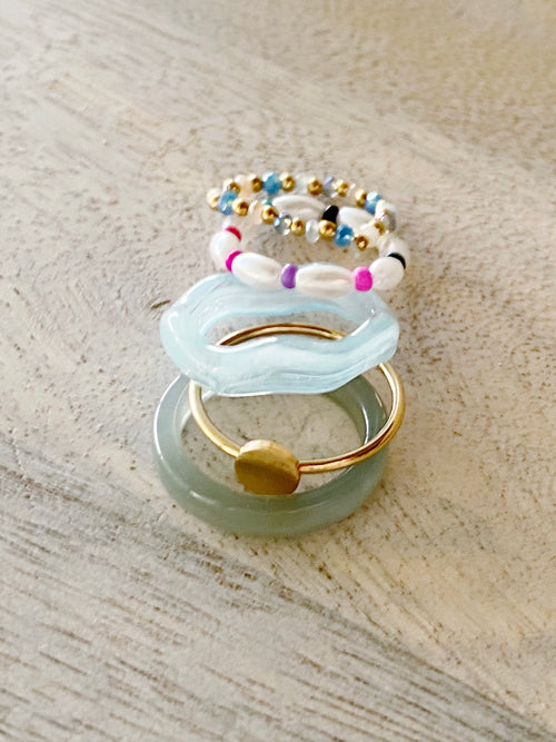 Blues Stack Of Rings