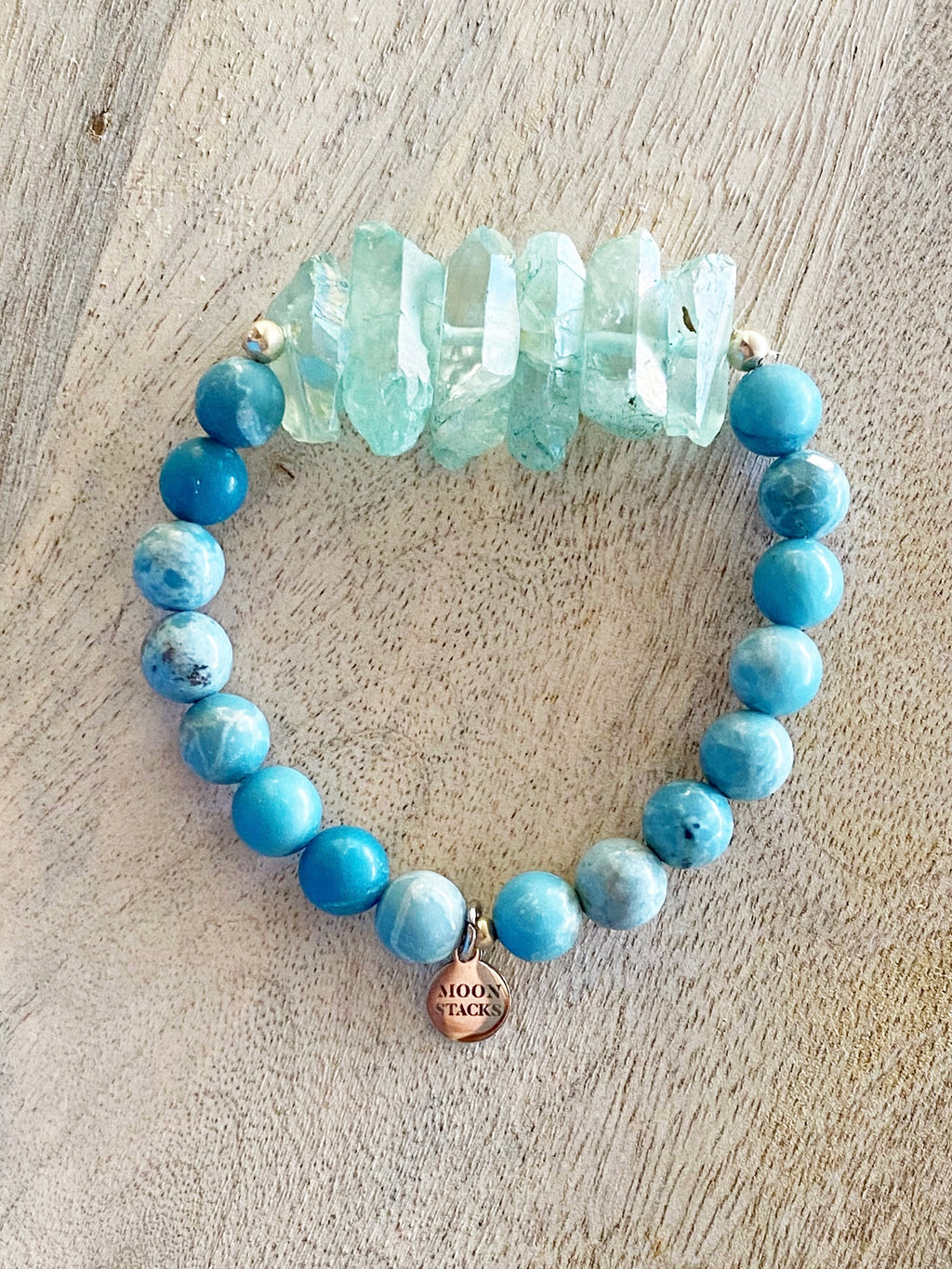 Larimar Beaded Bracelet