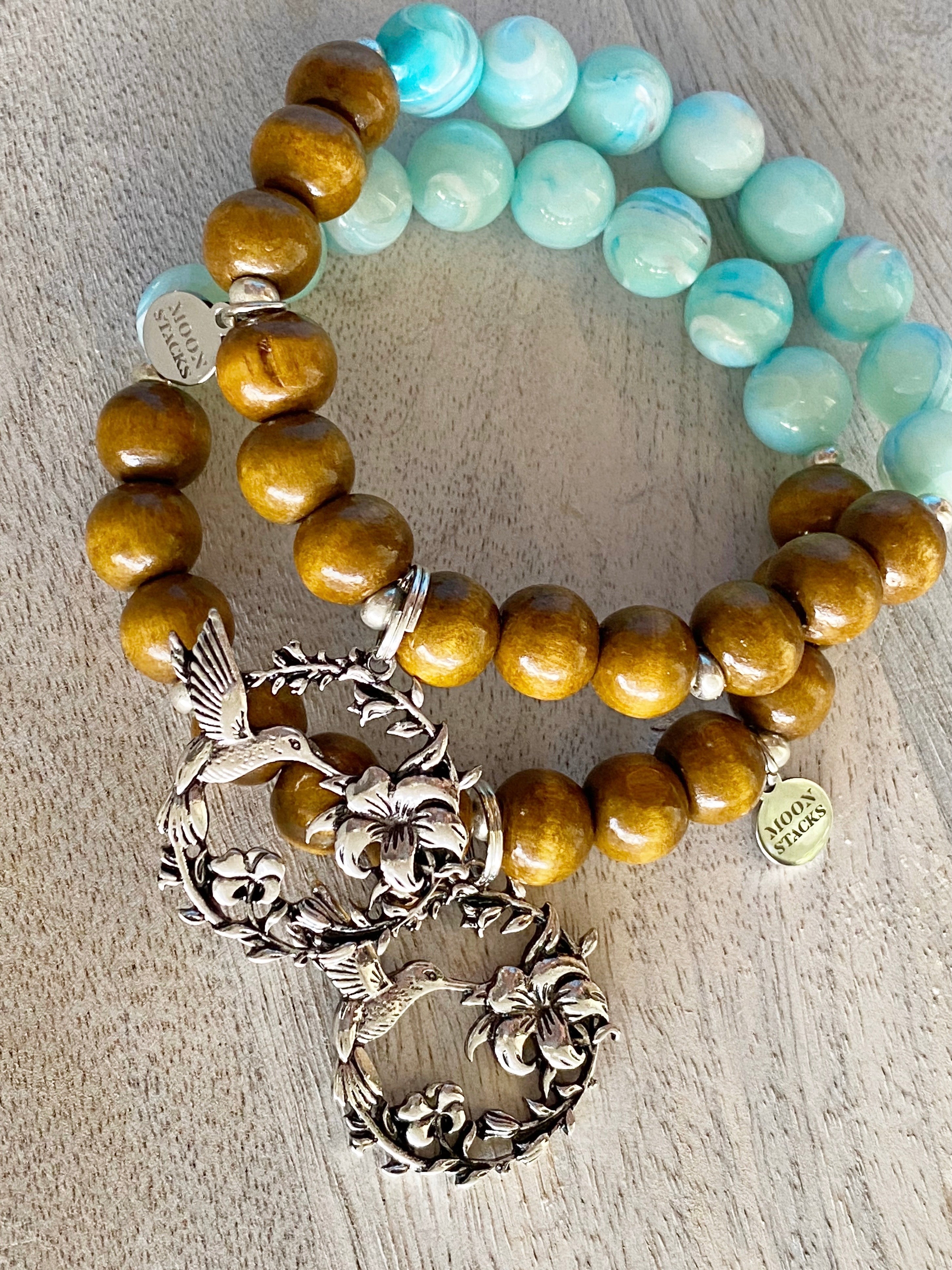 Hummingbird Dreams Single Beaded Bracelet