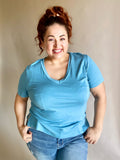 Jess V-neck Basic Top