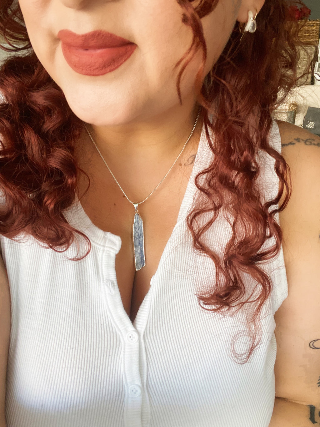 Wondering Why Kyanite Necklace