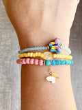 Annabella Butterfly Beaded Bracelet Stack