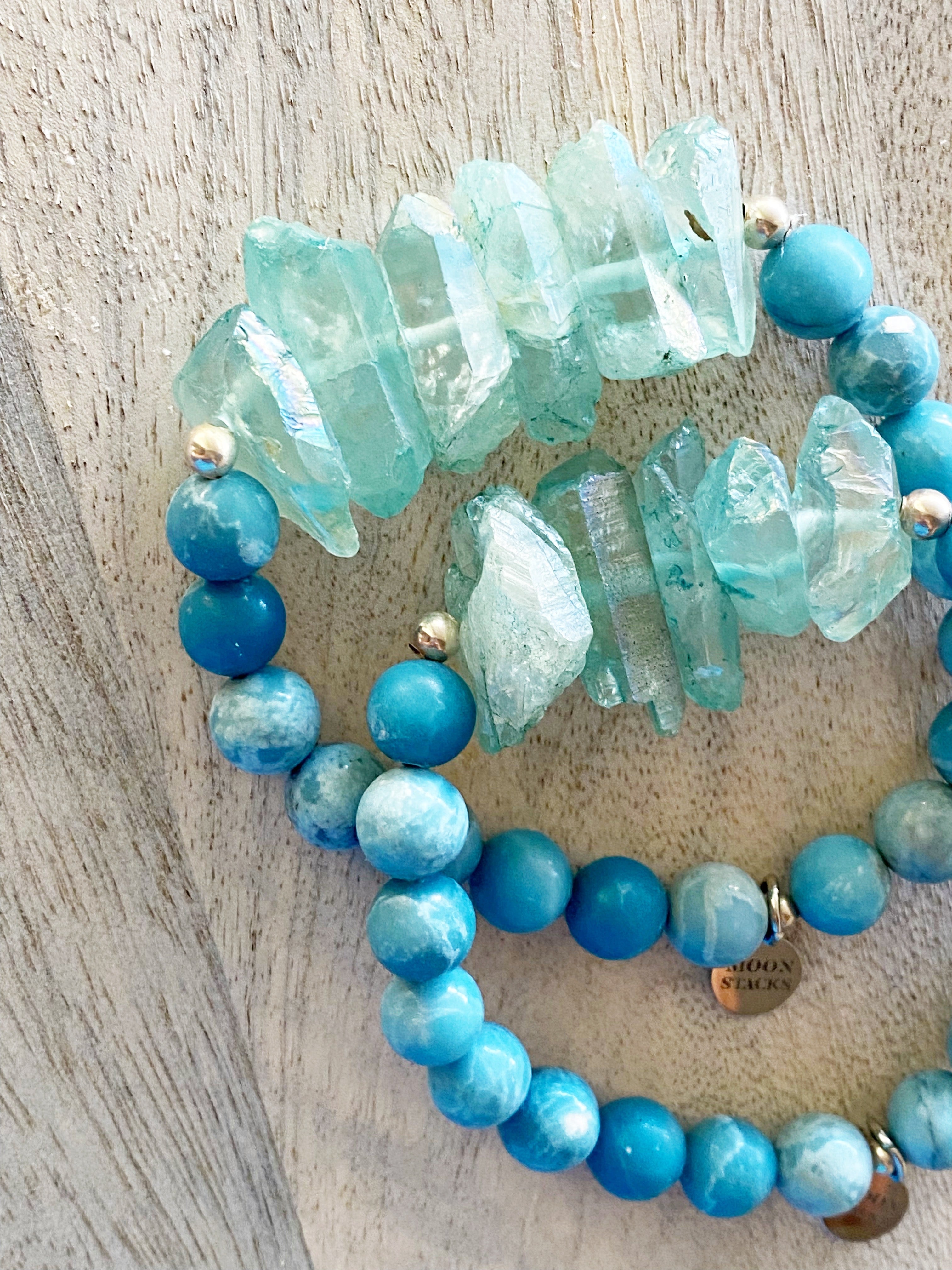 Larimar Beaded Bracelet
