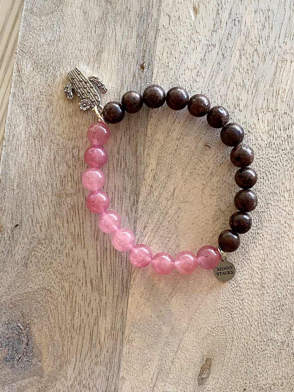 Desert Rose Single Beaded Bracelet