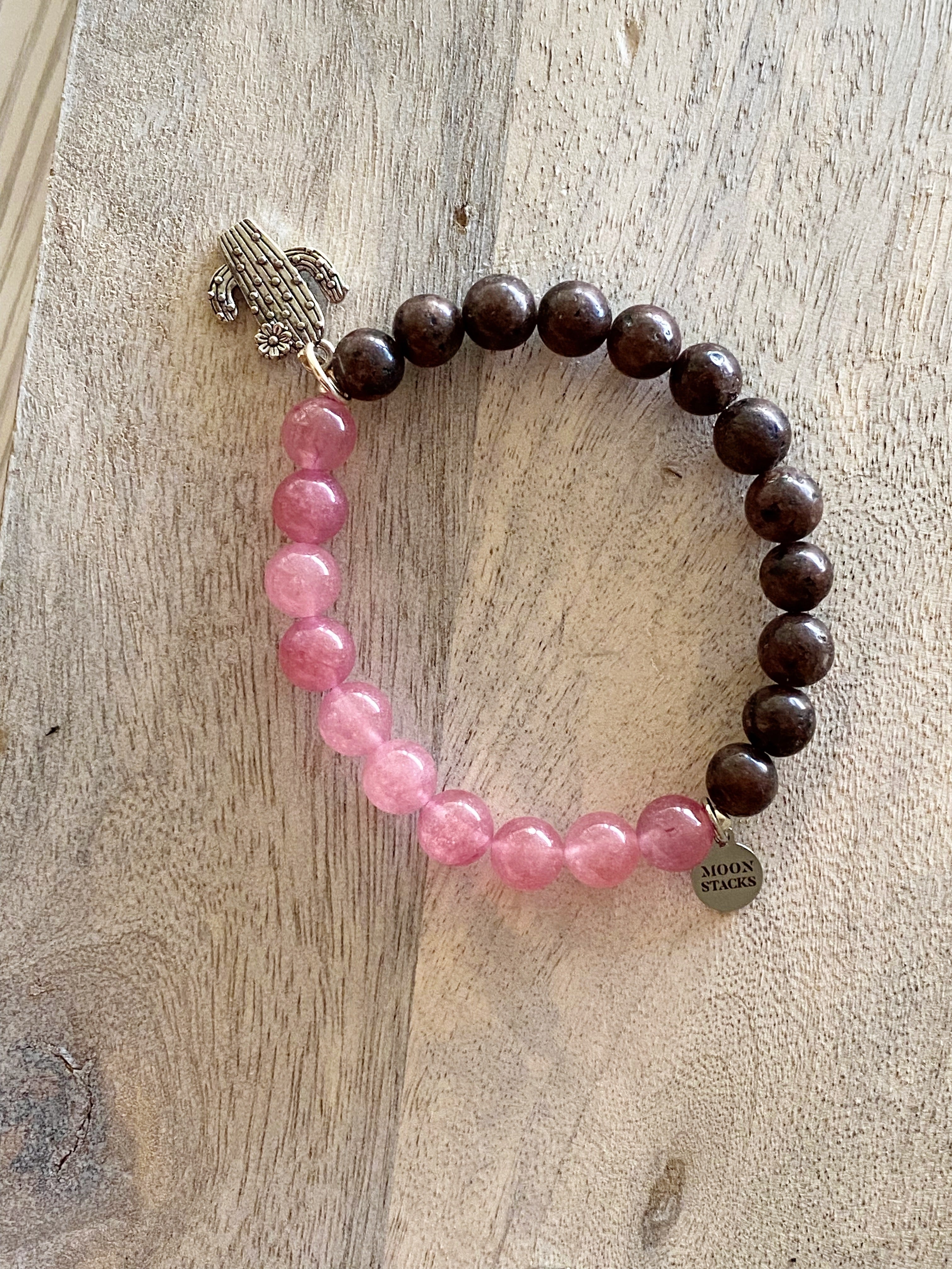 Desert Rose Single Beaded Bracelet