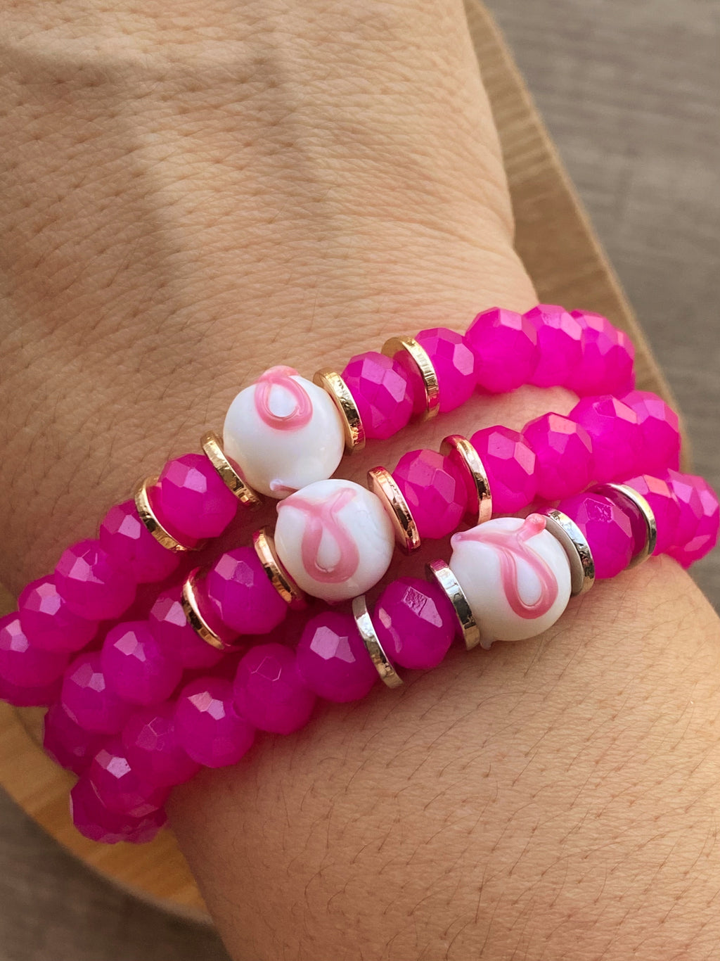 Breast Cancer Awareness Bracelet