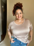Melanie Top Taupe