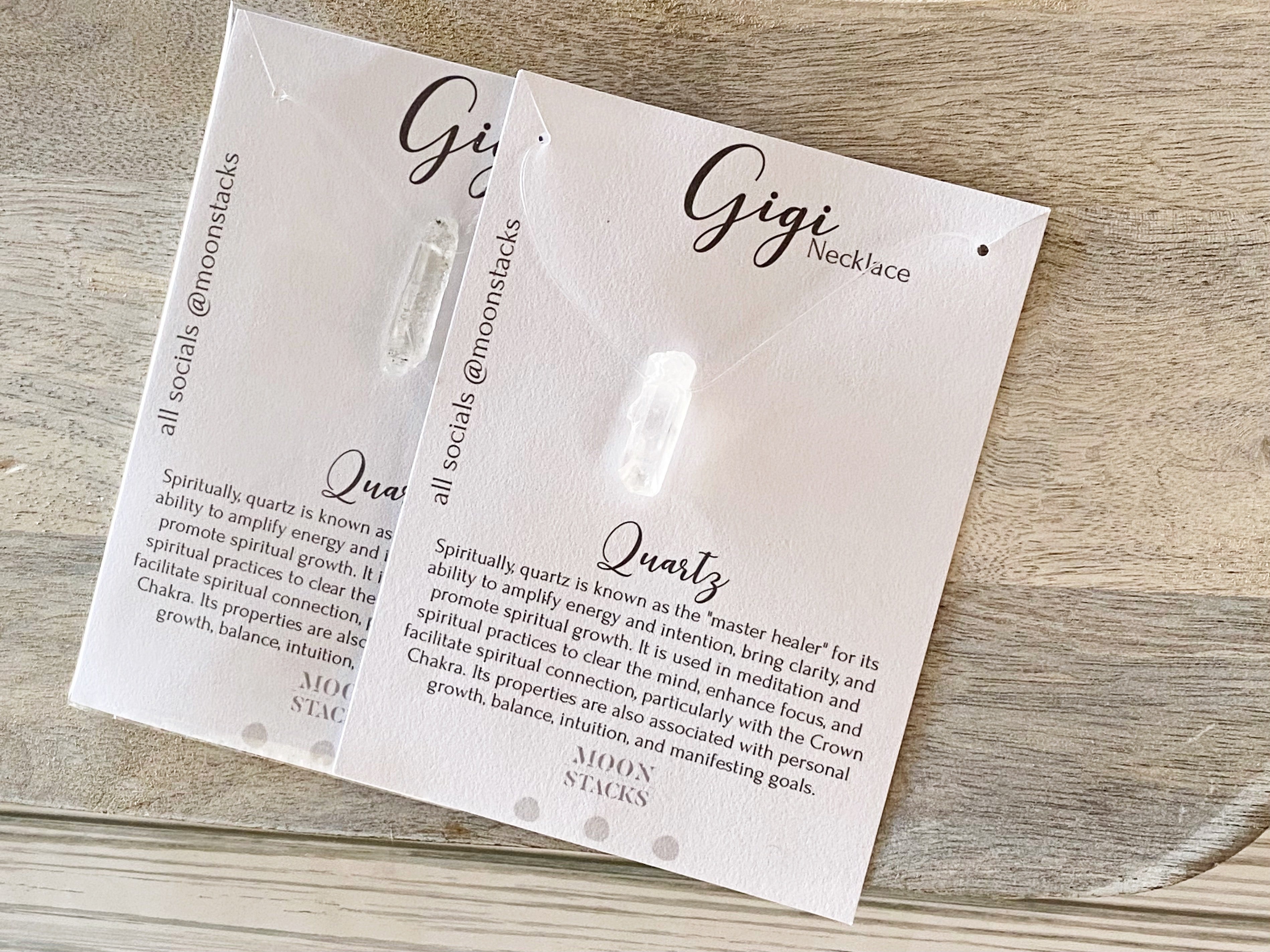 The Gigi Clear Quartz Necklace