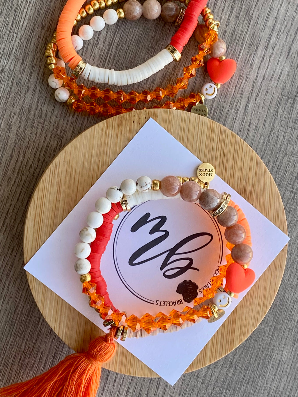 California Coast Beaded Bracelet Stack