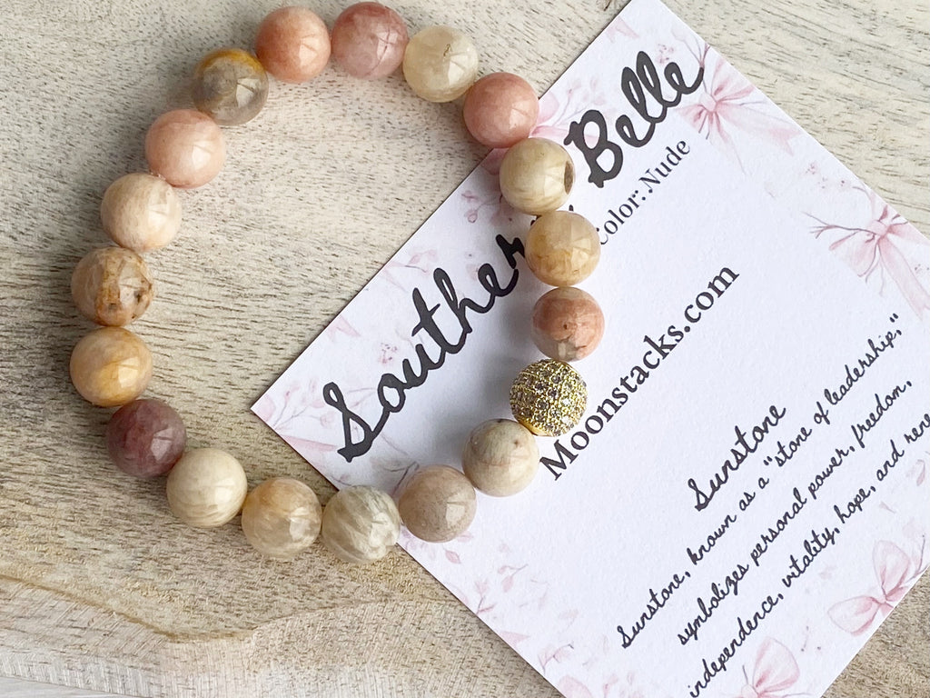 Nude Color Sunstone Southern Belle Bracelet